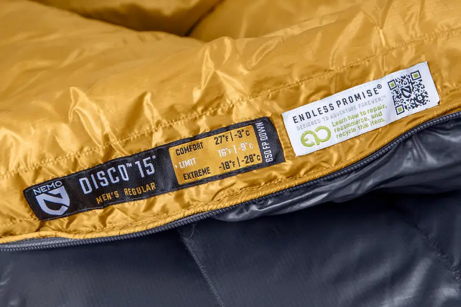 Nemo Sleeping Bag Disco (15°F / -9°C) Endless Promise Sleeping Bag