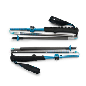 Black Diamond Trekking Poles 125cm Distance Carbon FLZ Poles (Current Season) BD11255540071251