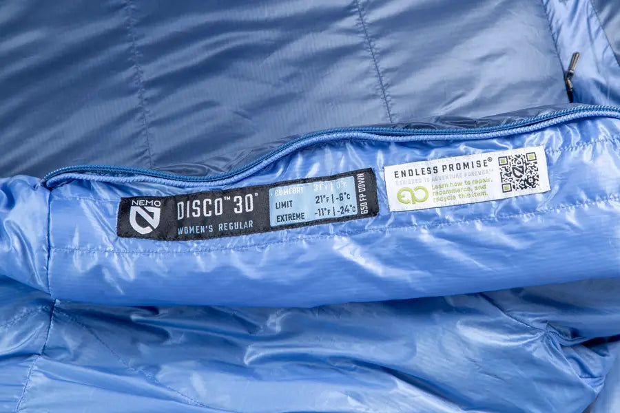 Nemo Sleeping Bag Disco (30°F / -1°C) Endless Promise Womens Sleeping Bag
