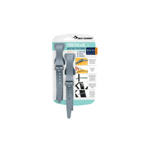 Sea to Summit 375mm / Dusk Stretch-Loc TPU Strap 20mm - [2 Pack] ASLSTRP20X375DSK