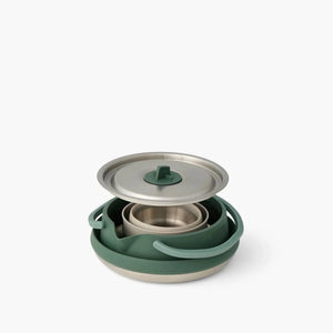 Sea to Summit Cook Set Detour Stainless Steel Kettle Cook Set - [3 Piece] ACK026031-122102