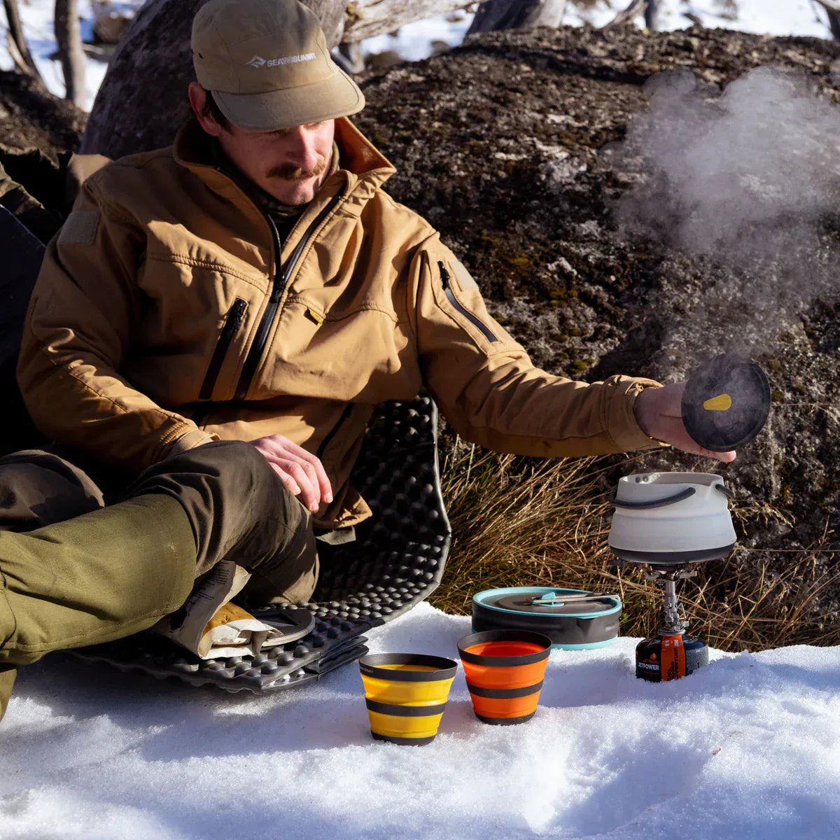 Sea to Summit Kettle Frontier UL Collapsible Kettle Cook Set (3 Piece) ACK025031-122101