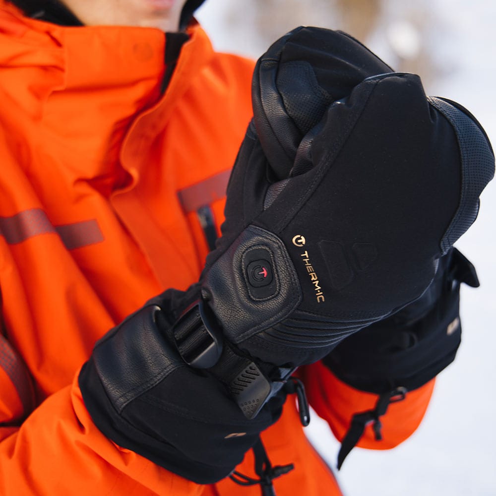 Therm-ic Heated Gloves Ultra Heat Boost Mittens Mens