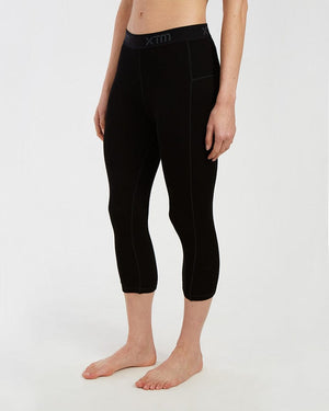 XTM Performance Women's Thermal Pants Ladies Merino 230 Wool 3/4 Length Thermal Pants