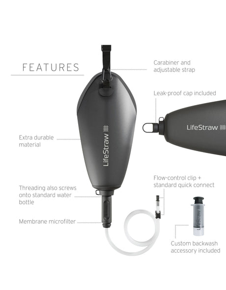 Lifestraw Water Treatment Gravity Filter System Peak Series